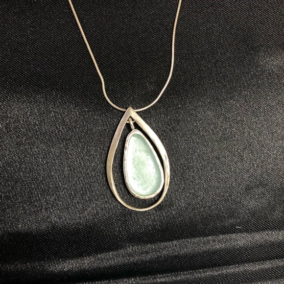 Roman Glass Co. Jewelry - Roman Glass Beautiful Blue Teardrop Necklace Roman Glass Co. Jewelry - Roman Glass Beautiful Blue Teardrop Necklace